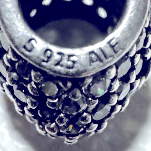 Authentic PANDORA In My Heart Clear CZ & Ruby Bithstone Sterling Silver Charm 😍 - Picture 3 of 4